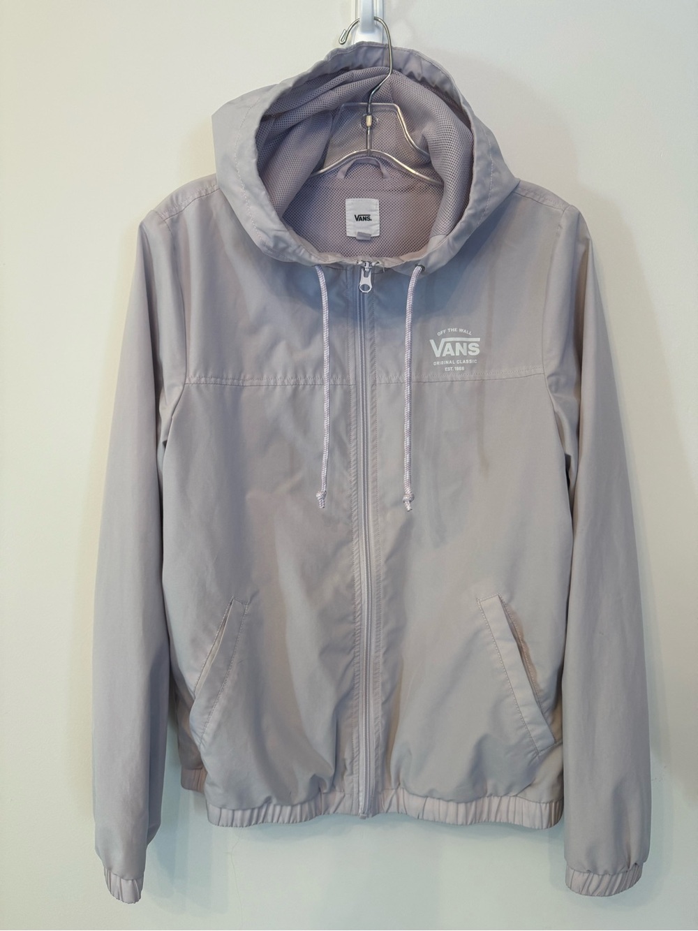 Vans Purple Hooded Windbreaker Jacket